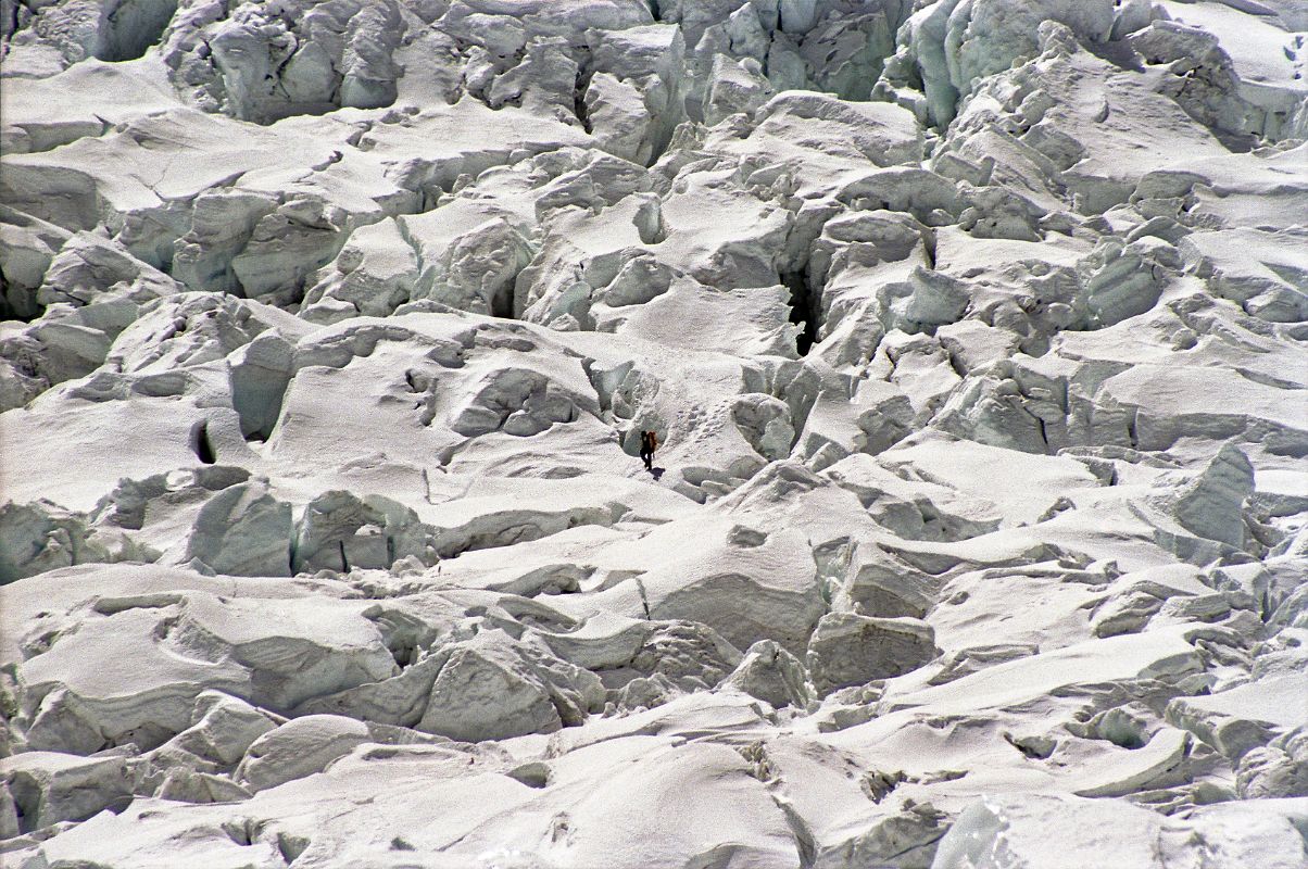 24 Sherpa Descending Khumbu Icefall